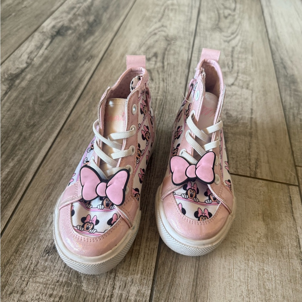 Disney Pink Bow Kids Sneakers